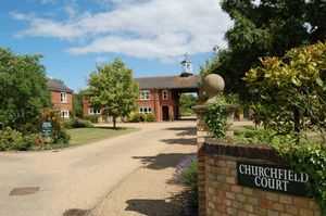 Churchfield Court Entrance- click for photo gallery